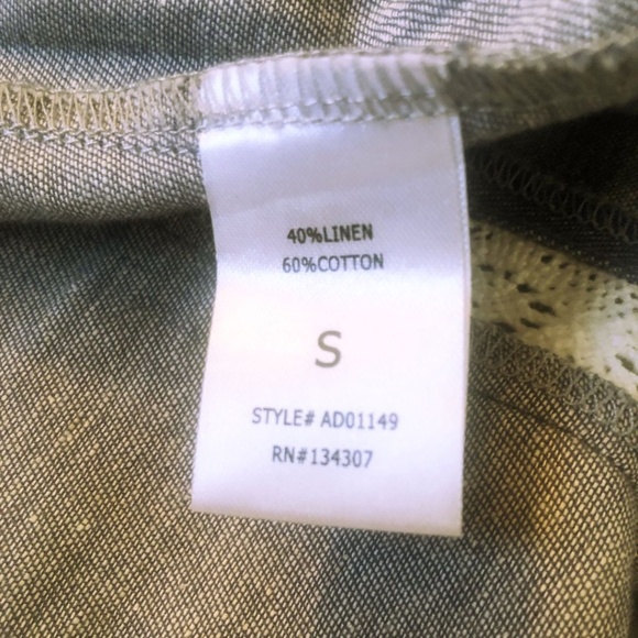 ✨ Lumière Linen-Cotton Shift Dress with Crochet Trim | Size S - Picture 7 of 11